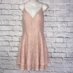 Pink Speechless Apron Dress